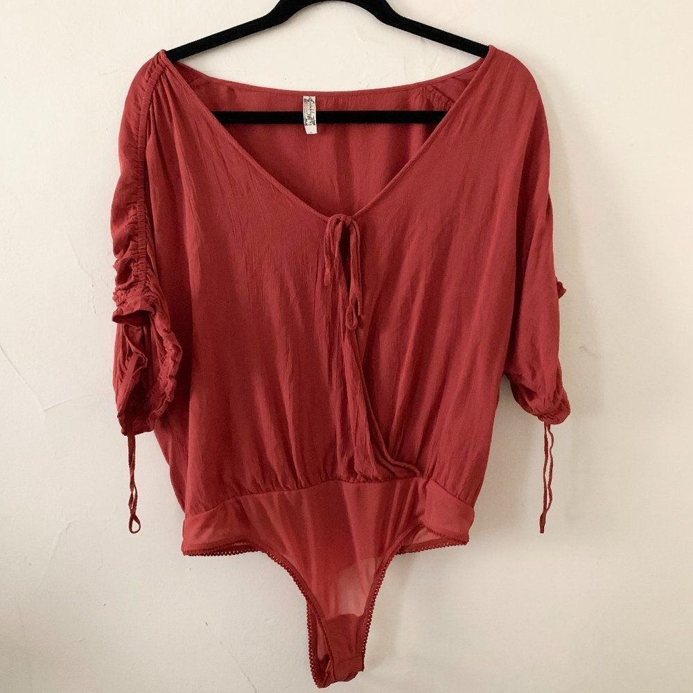 Free People Rust Bodysuit